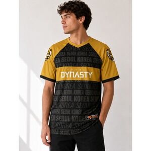 NWT Overwatch League Seoul Dynasty Jersey Mens XL Black Mustard Esports Gaming